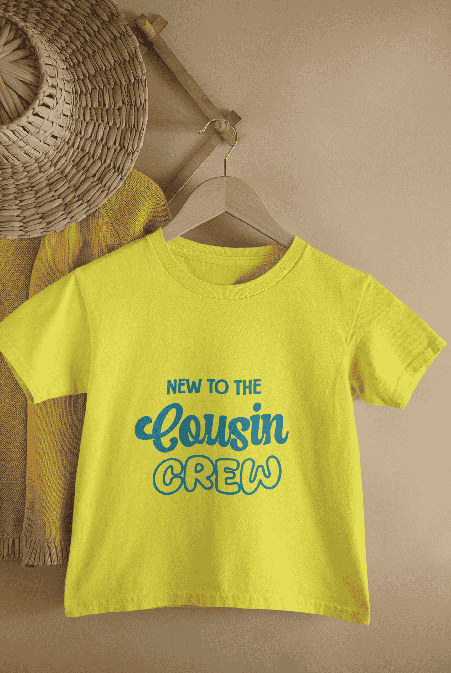 New To Cousin Crew Rakshabandhan Half Sleeves T-Shirt for Boys -FunkyTeesClub
