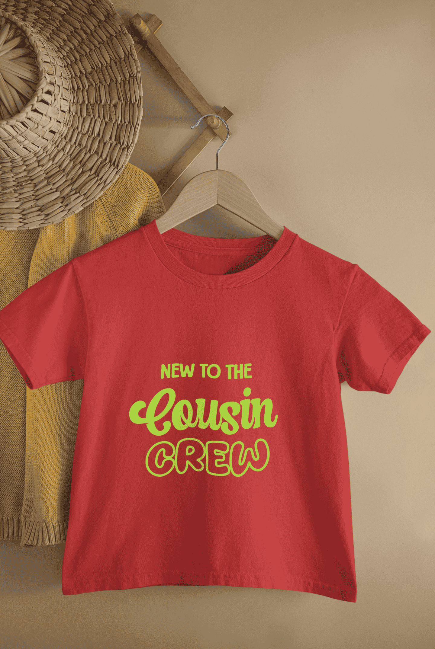 New To Cousin Crew Rakshabandhan Half Sleeves T-Shirt For Girls -FunkyTeesClub