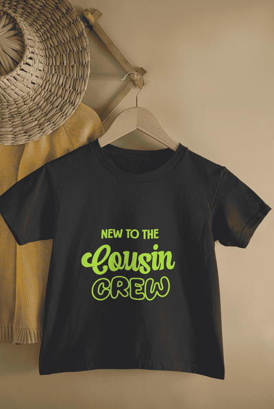 New To Cousin Crew Rakshabandhan Half Sleeves T-Shirt For Girls -FunkyTeesClub