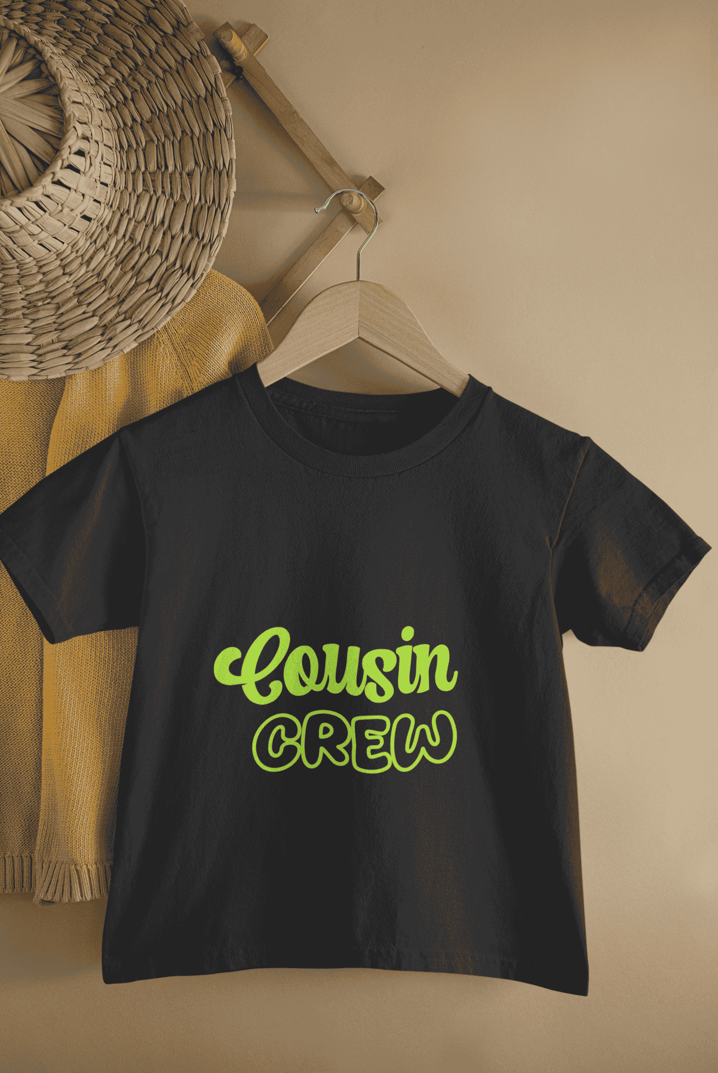 Cousin Crew Rakshabandhan Half Sleeves T-Shirt for Boys -FunkyTeesClub