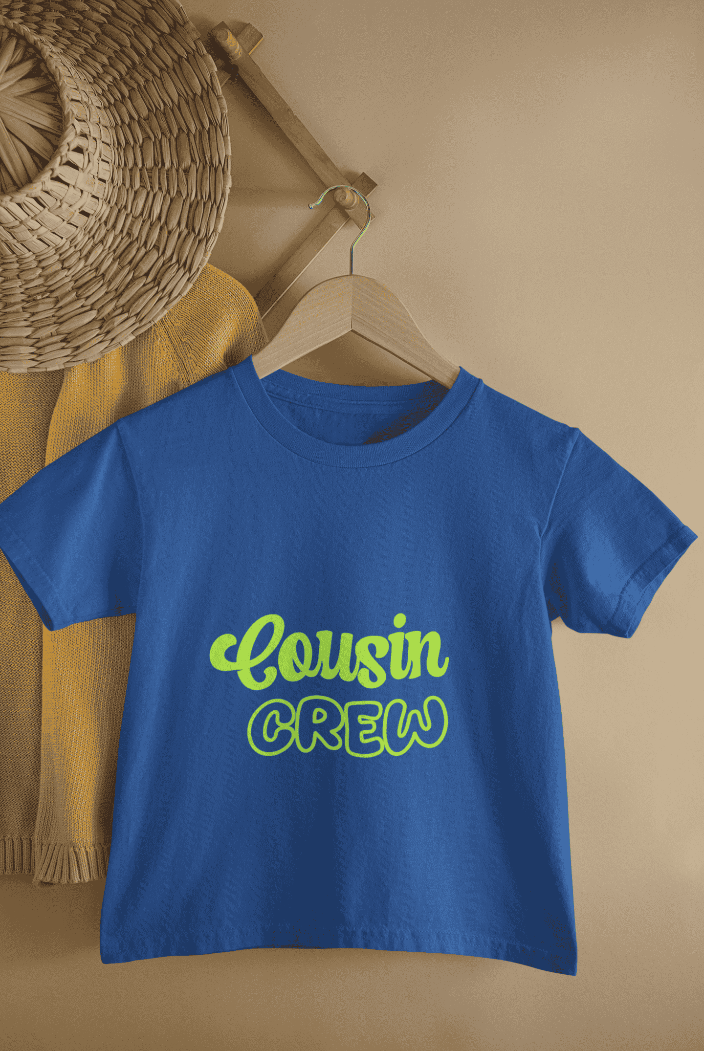 Cousin Crew Rakshabandhan Half Sleeves T-Shirt for Boys -FunkyTeesClub