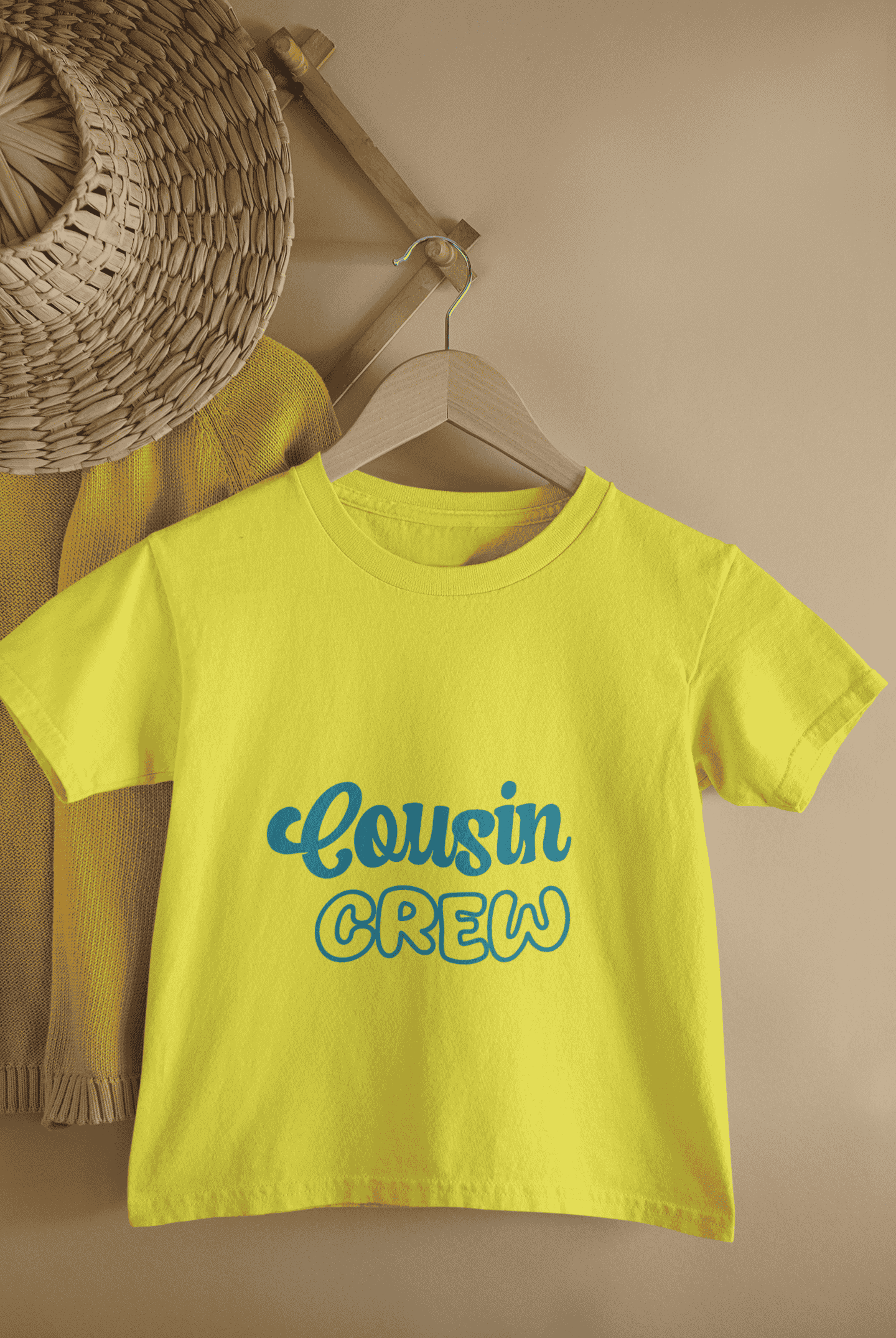 Cousin Crew Rakshabandhan Half Sleeves T-Shirt for Boys -FunkyTeesClub