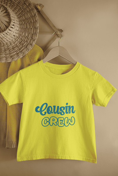 Cousin Crew Rakshabandhan Half Sleeves T-Shirt for Boys -FunkyTeesClub