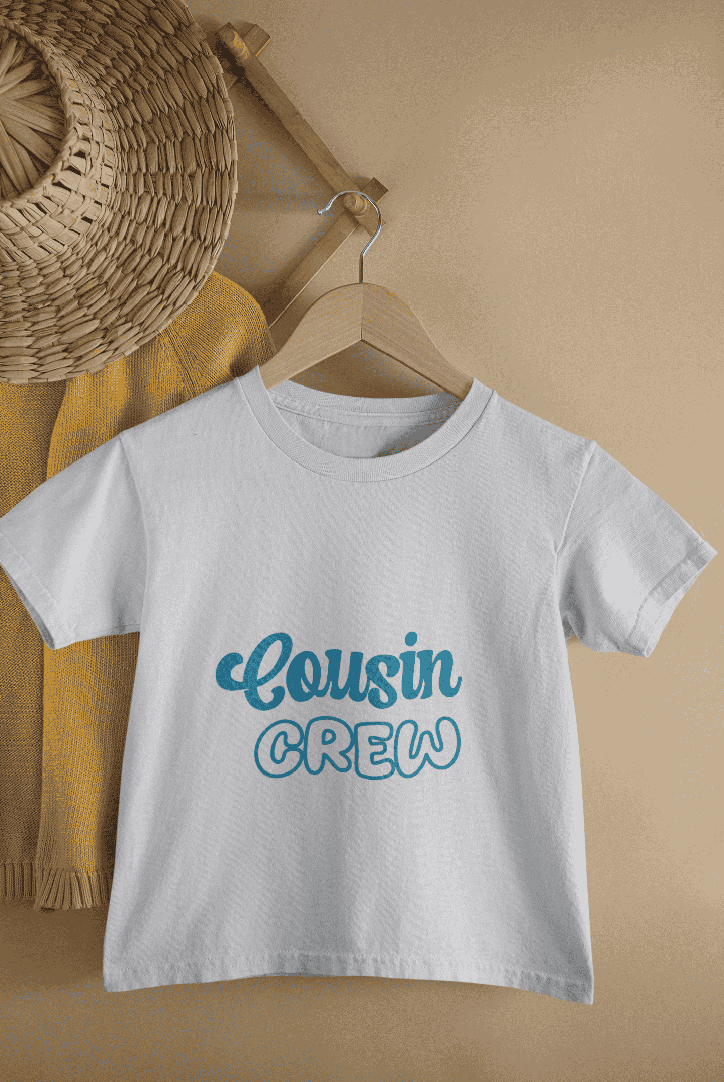Cousin Crew Rakshabandhan Half Sleeves T-Shirt for Boys -FunkyTeesClub