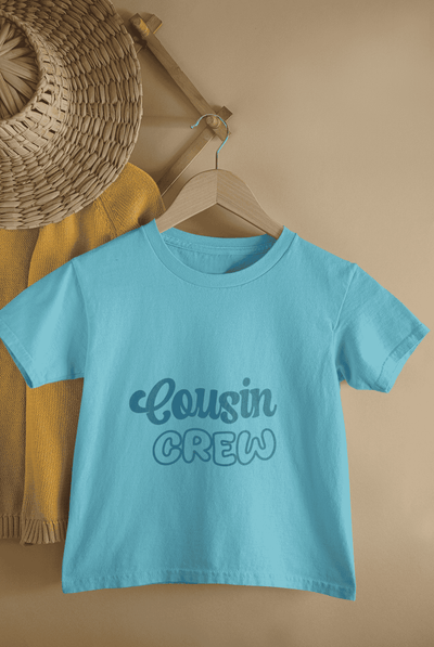 Cousin Crew Rakshabandhan Half Sleeves T-Shirt For Girls -FunkyTeesClub