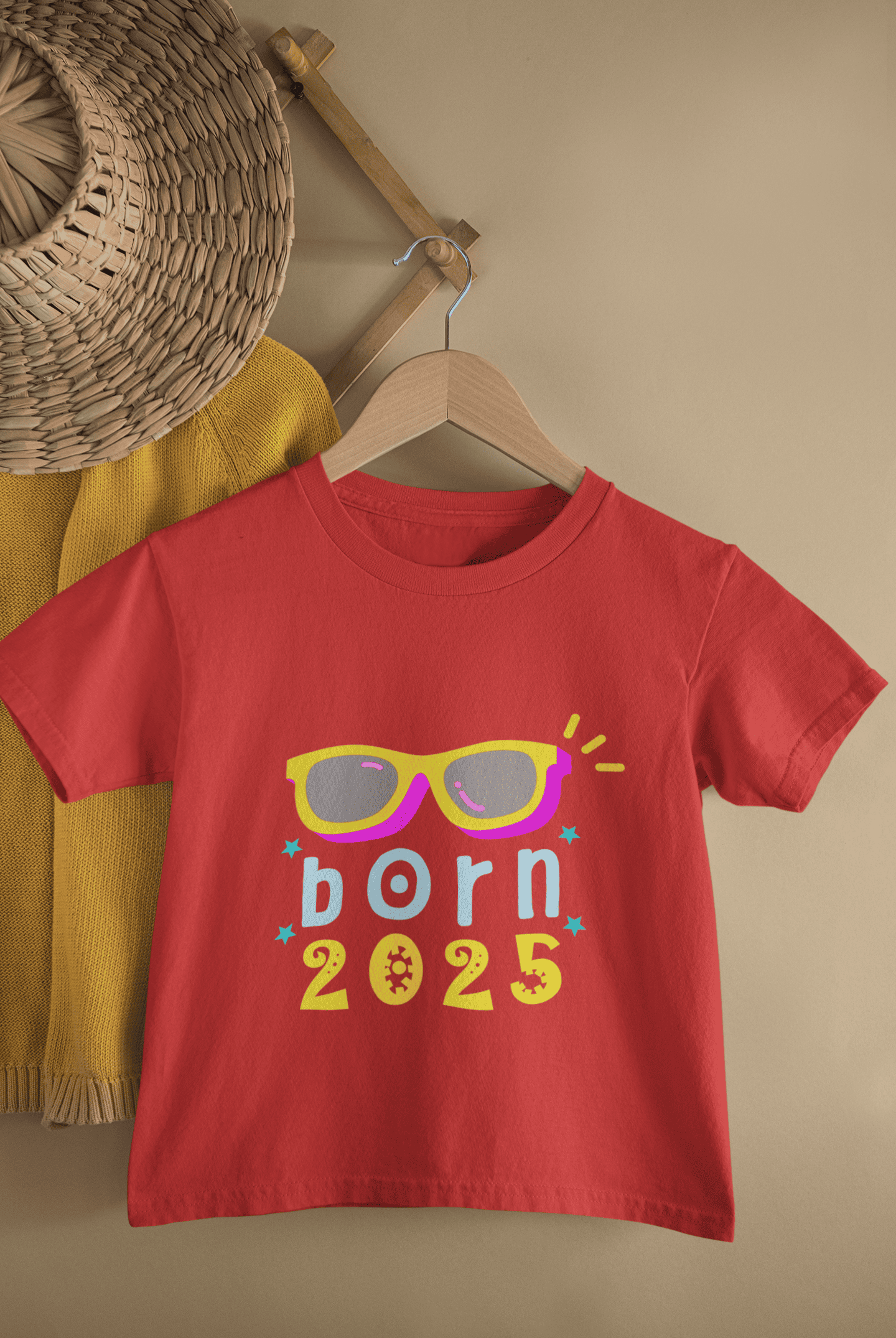 Custom Year Born In New Born Half Sleeves T-Shirt for Boys -FunkyTeesClub