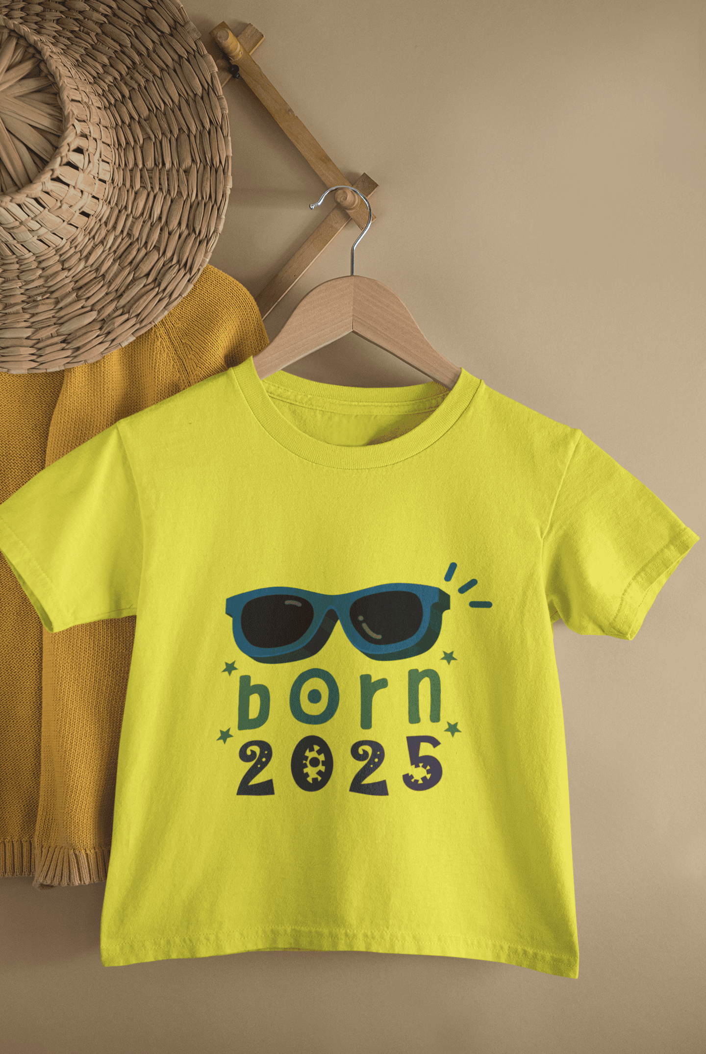 Custom Year Born In New Born Half Sleeves T-Shirt for Boys -FunkyTeesClub