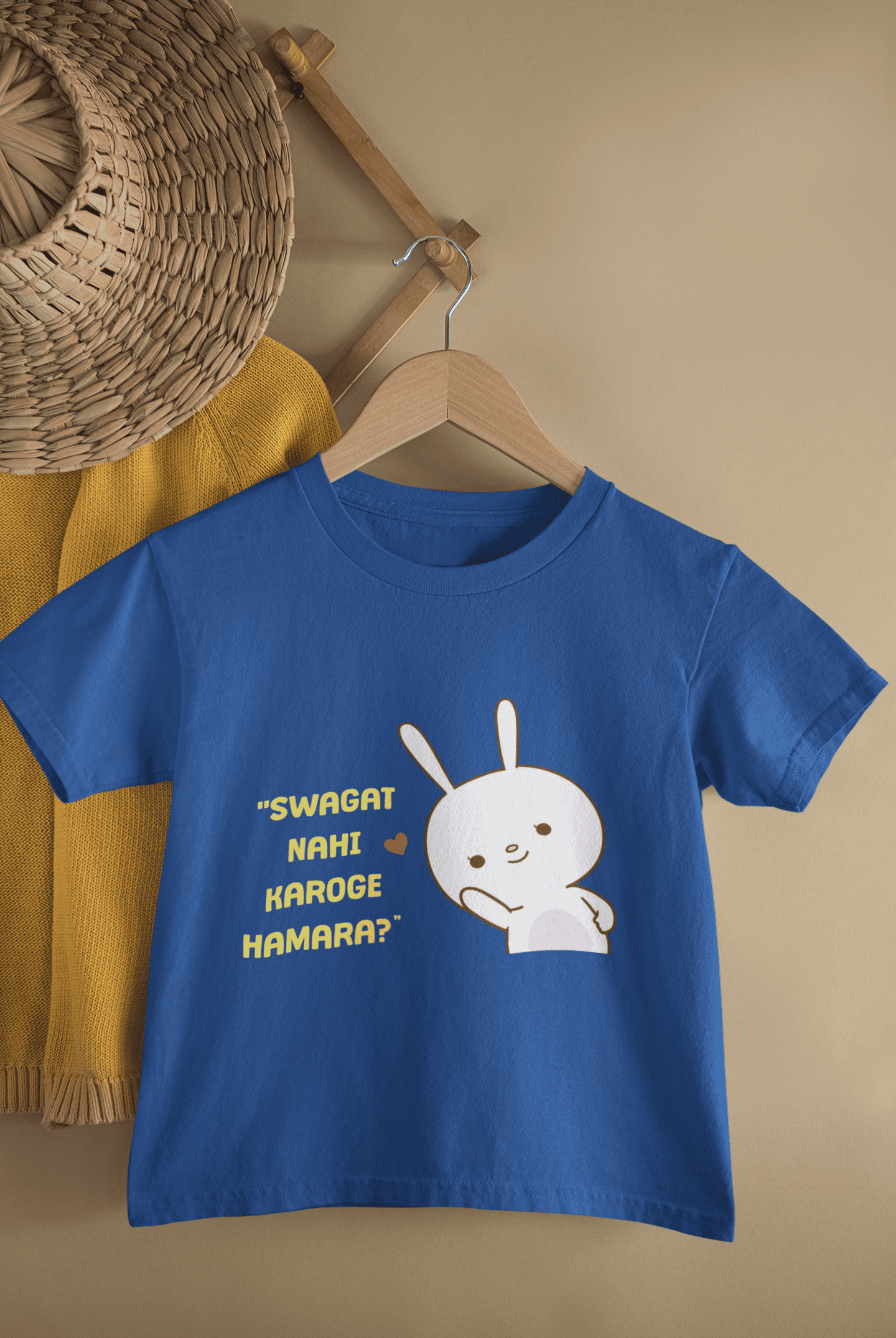 Swagat Nahi Karoge Hamara New Born Half Sleeves T-Shirt For Girls -FunkyTeesClub