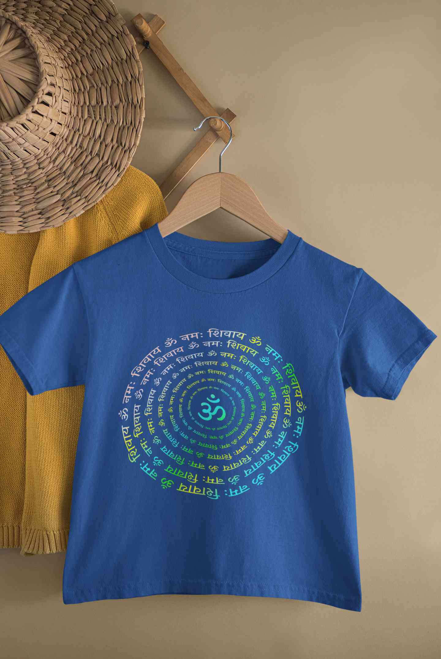 Om Namah Shivay Maha Shivratri Half Sleeves T-Shirt for Boy-FunkyTeesClub