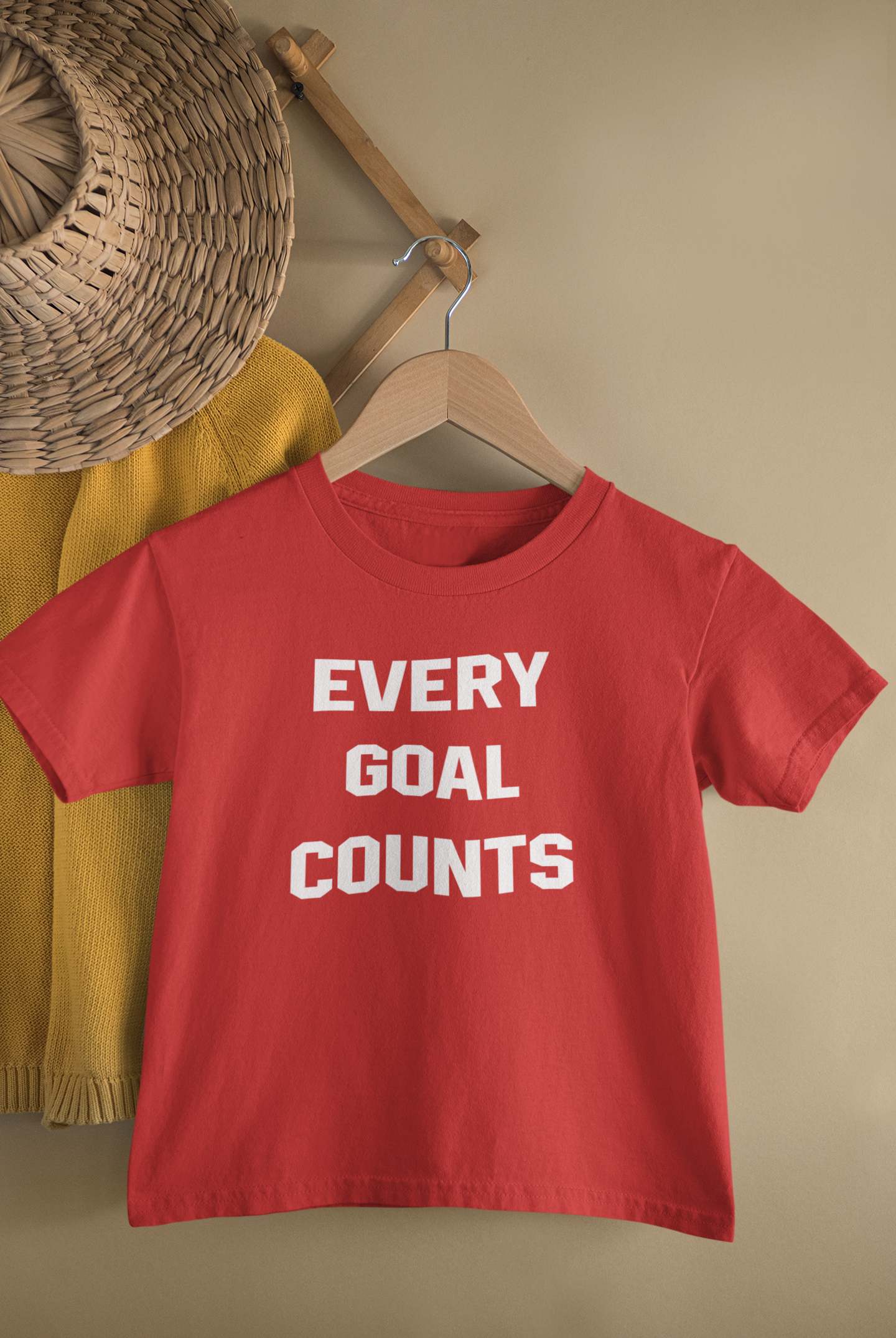 Every Goals Counts Half Sleeves T-Shirt for Boy-FunkyTeesClub