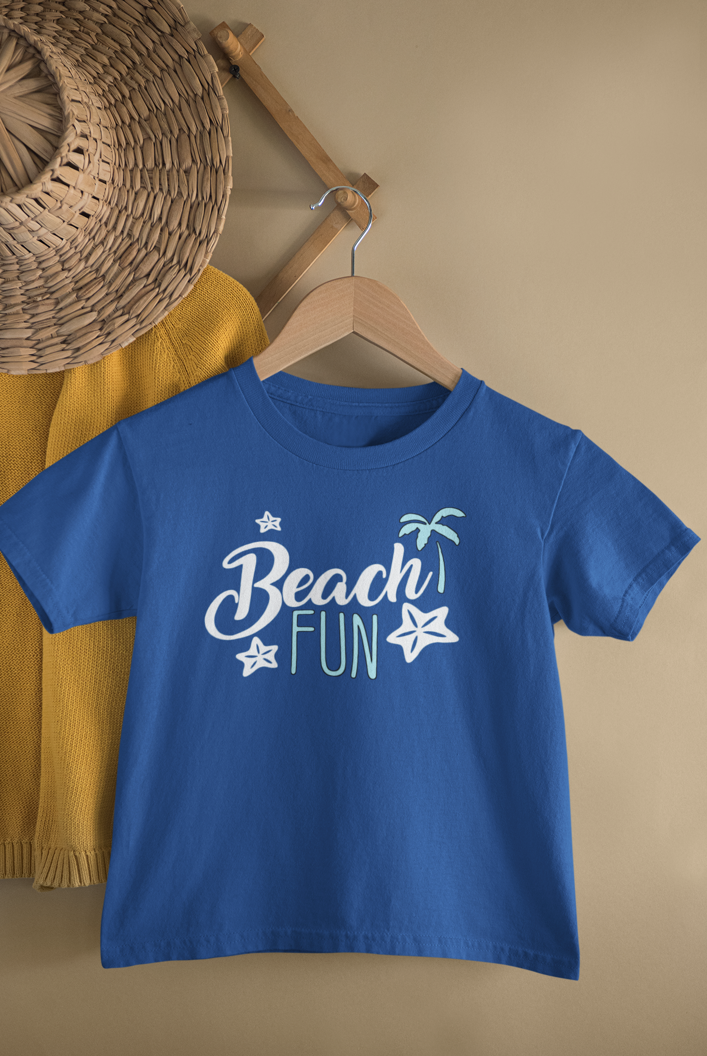 Beach Fun Half Sleeves T-Shirt for Boy-FunkyTeesClub