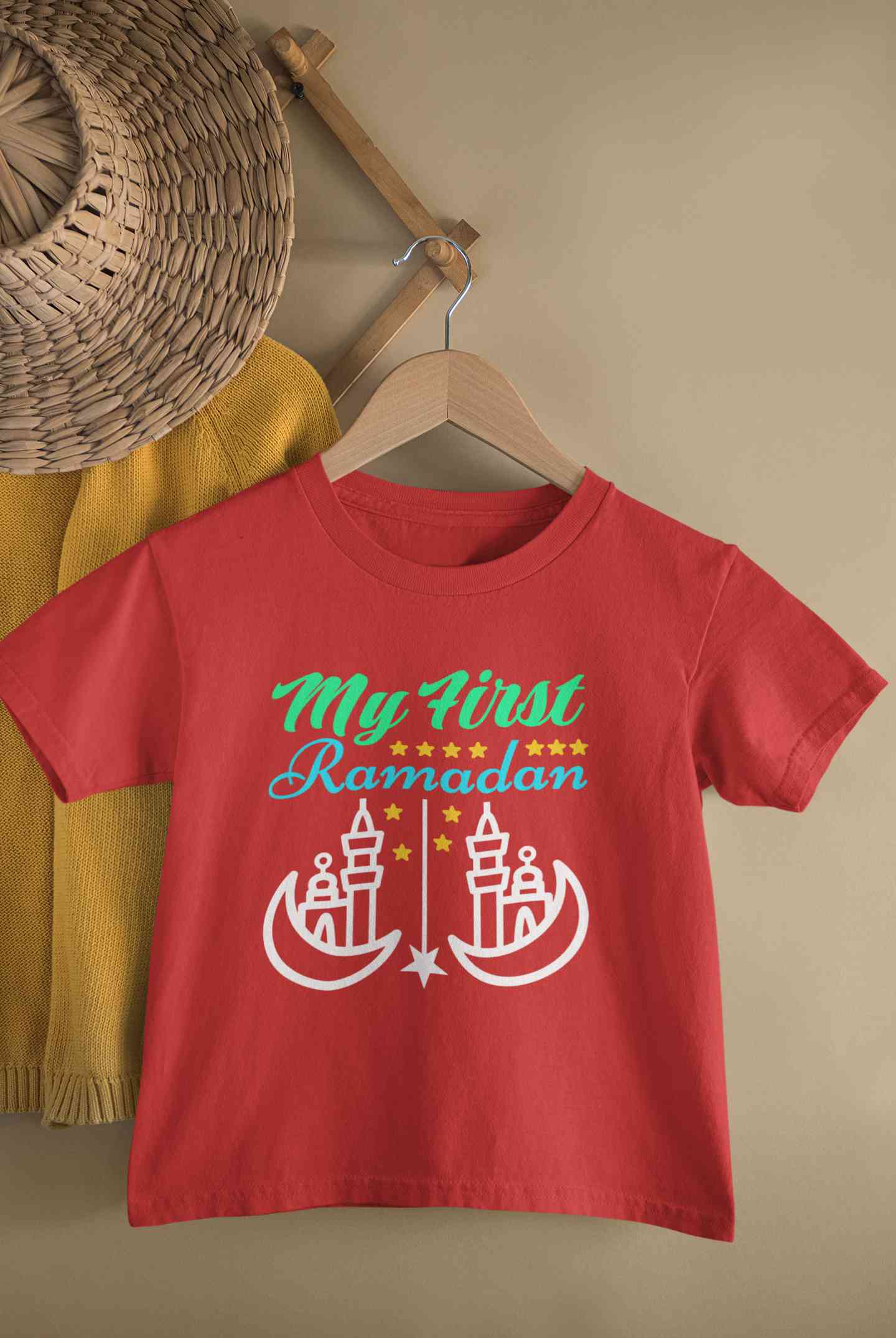 My First Ramadan Half Sleeves T-Shirt for Boy-FunkyTeesClub
