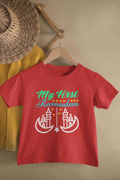 My First Ramadan Half Sleeves T-Shirt for Boy-FunkyTeesClub