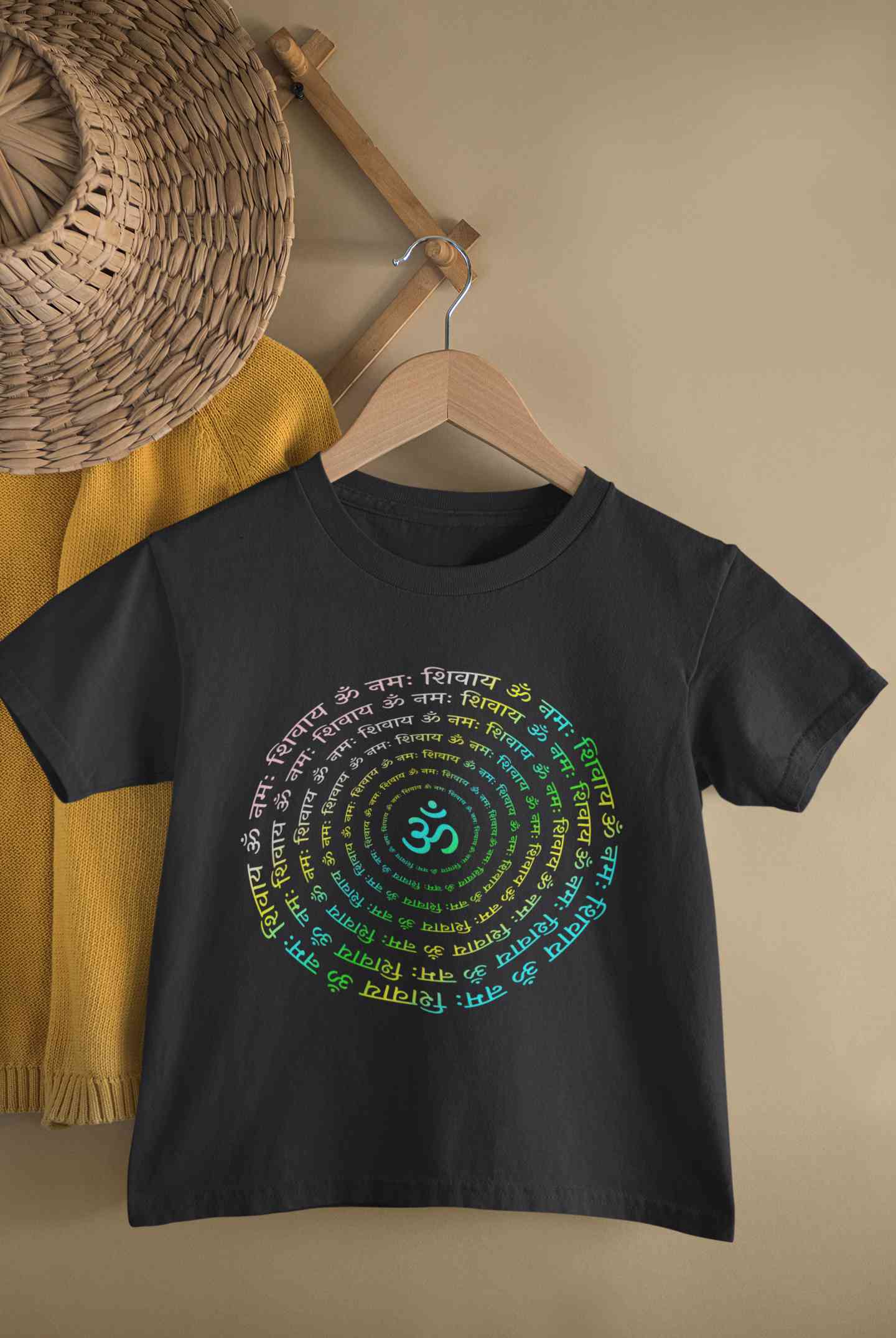 Om Namah Shivay Maha Shivratri Half Sleeves T-Shirt for Boy-FunkyTeesClub