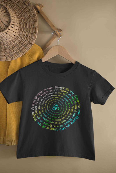 Om Namah Shivay Maha Shivratri Half Sleeves T-Shirt for Boy-FunkyTeesClub