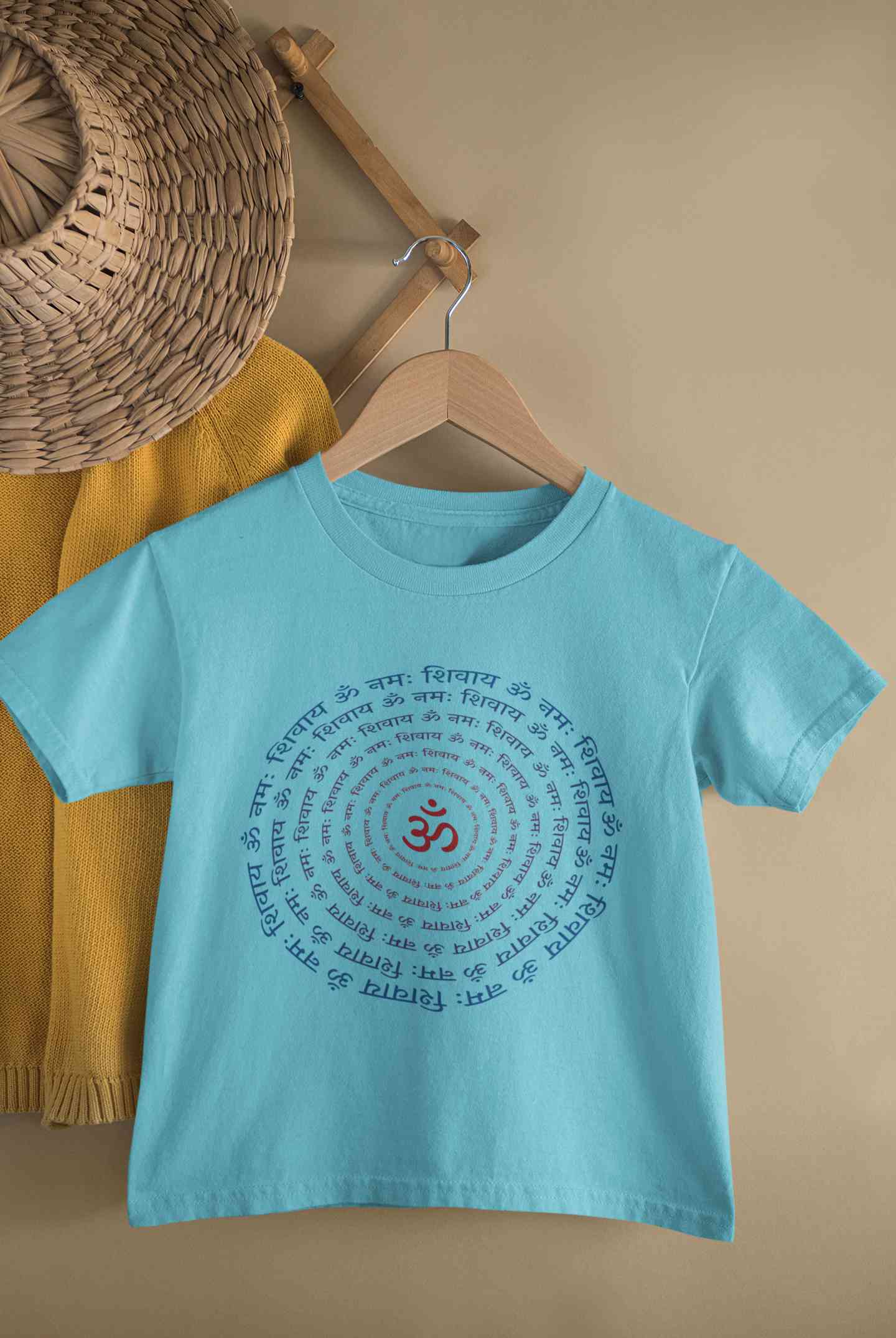 Om Namah Shivay Maha Shivratri Half Sleeves T-Shirt for Boy-FunkyTeesClub