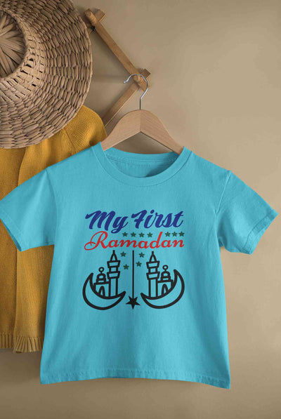My First Ramadan Half Sleeves T-Shirt for Boy-FunkyTeesClub