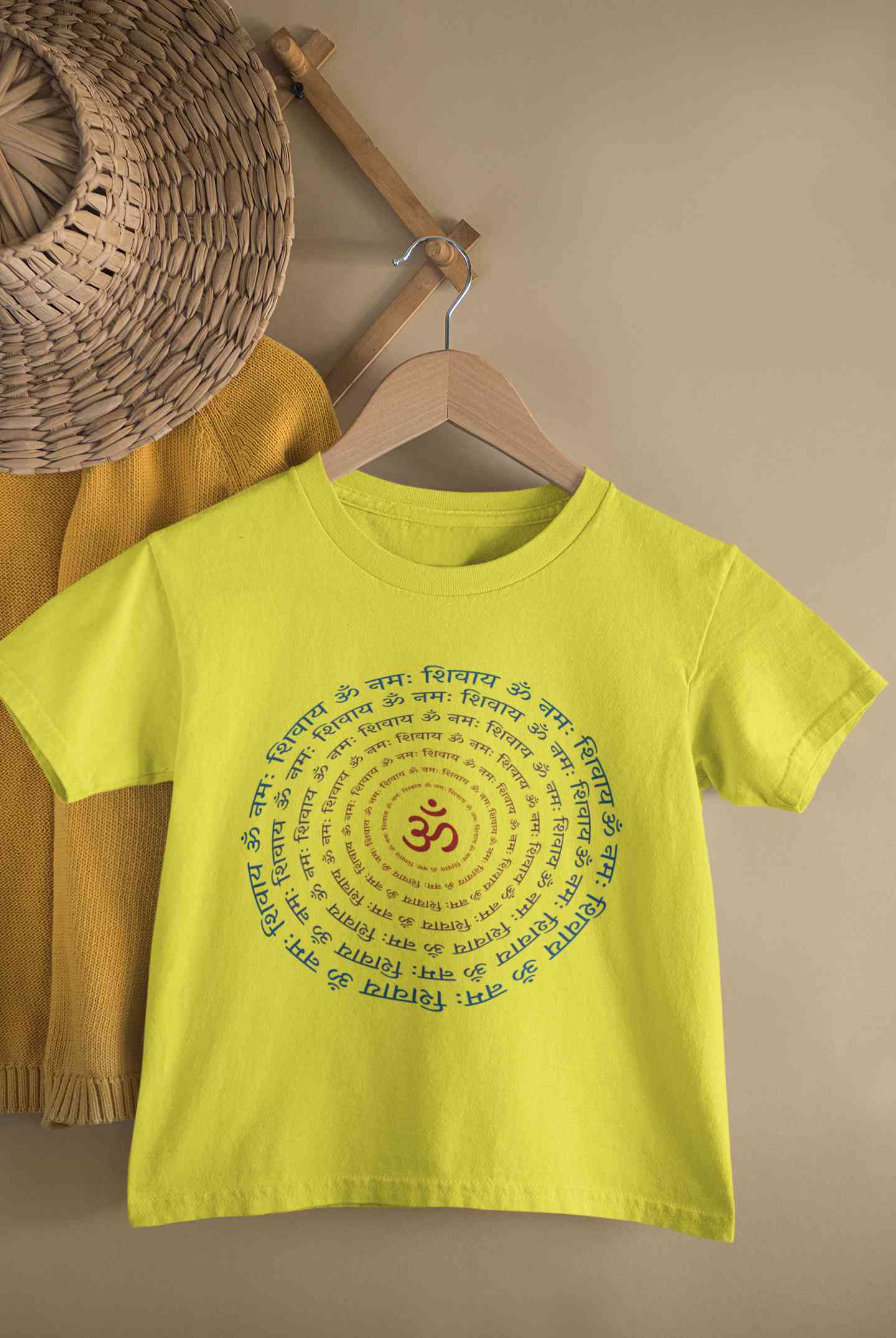 Om Namah Shivay Maha Shivratri Half Sleeves T-Shirt for Boy-FunkyTeesClub