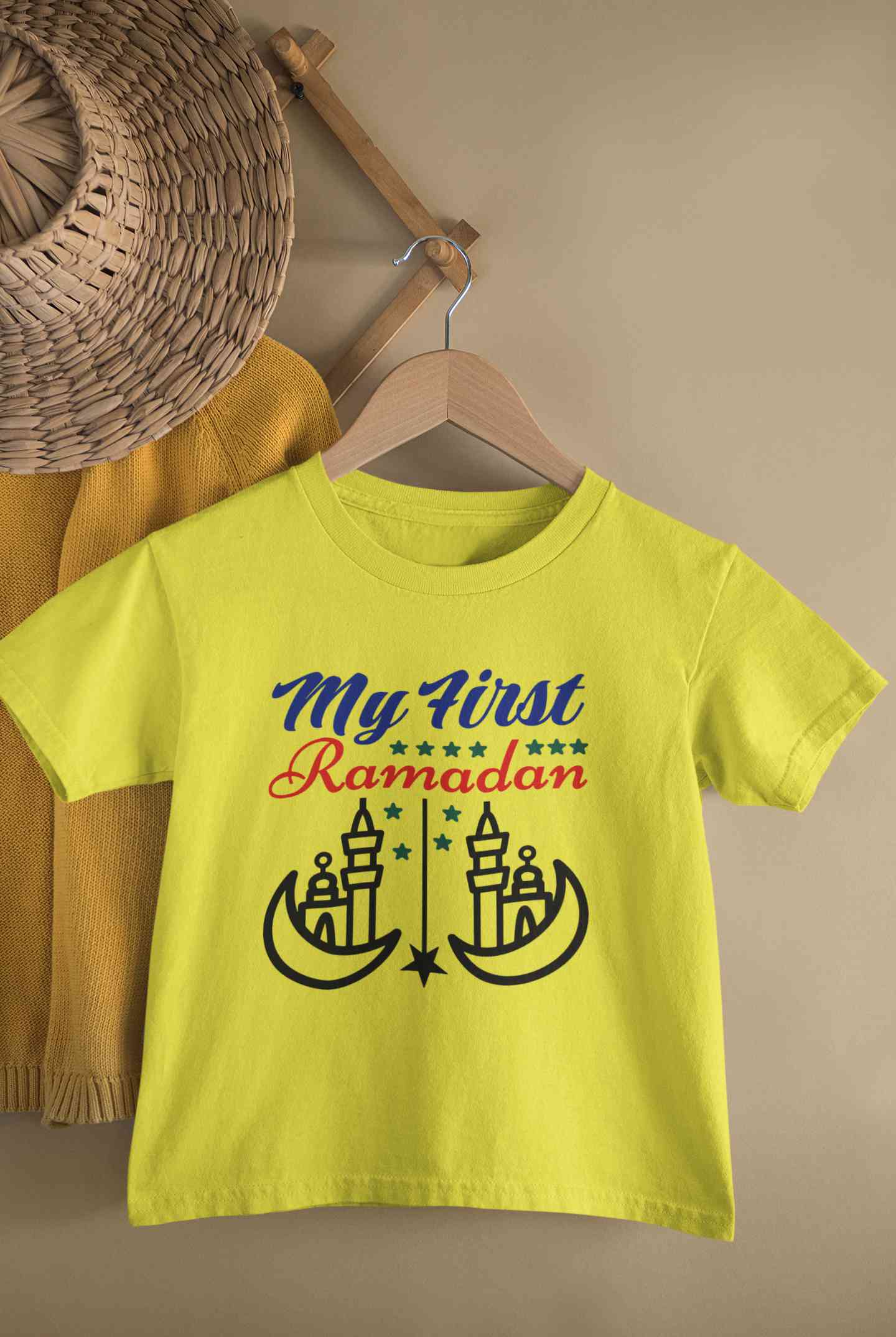 My First Ramadan Half Sleeves T-Shirt for Boy-FunkyTeesClub