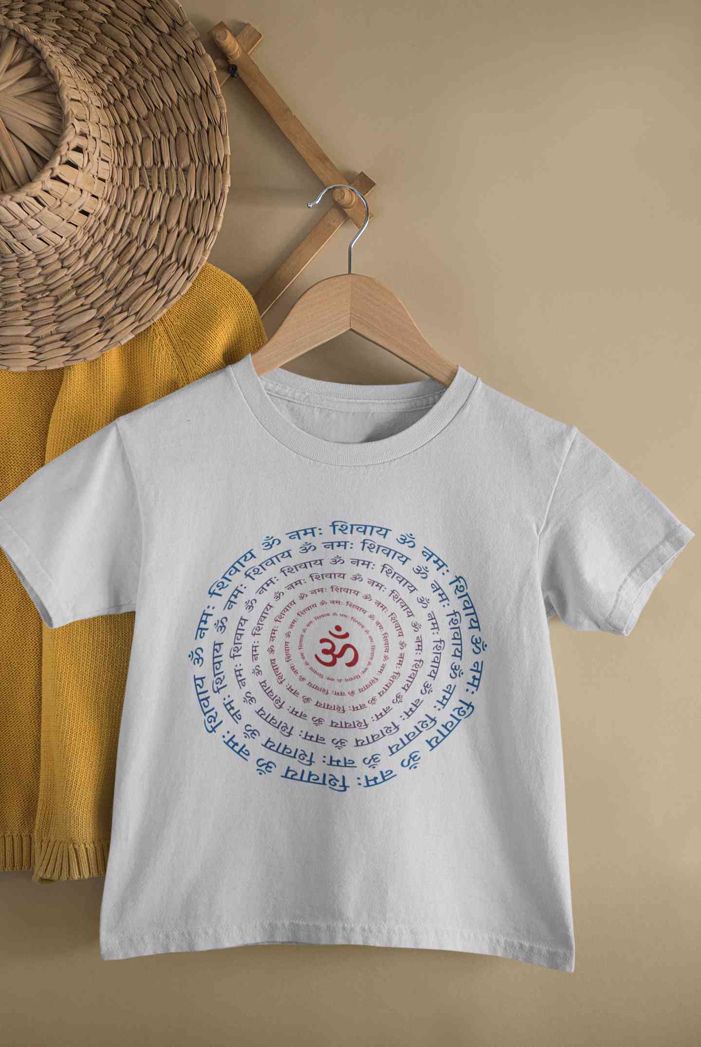 Om Namah Shivay Maha Shivratri Half Sleeves T-Shirt for Boy-FunkyTeesClub