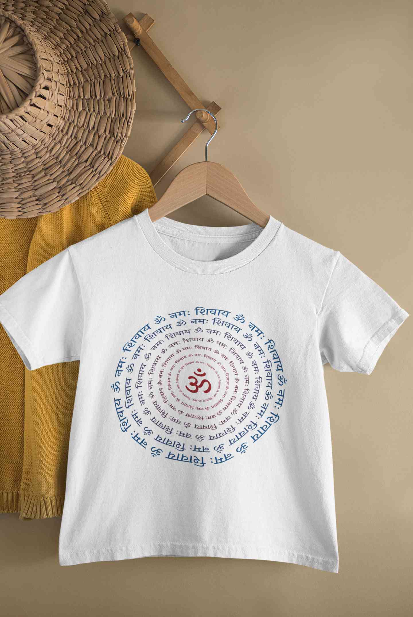 Om Namah Shivay Maha Shivratri Half Sleeves T-Shirt for Boy-FunkyTeesClub