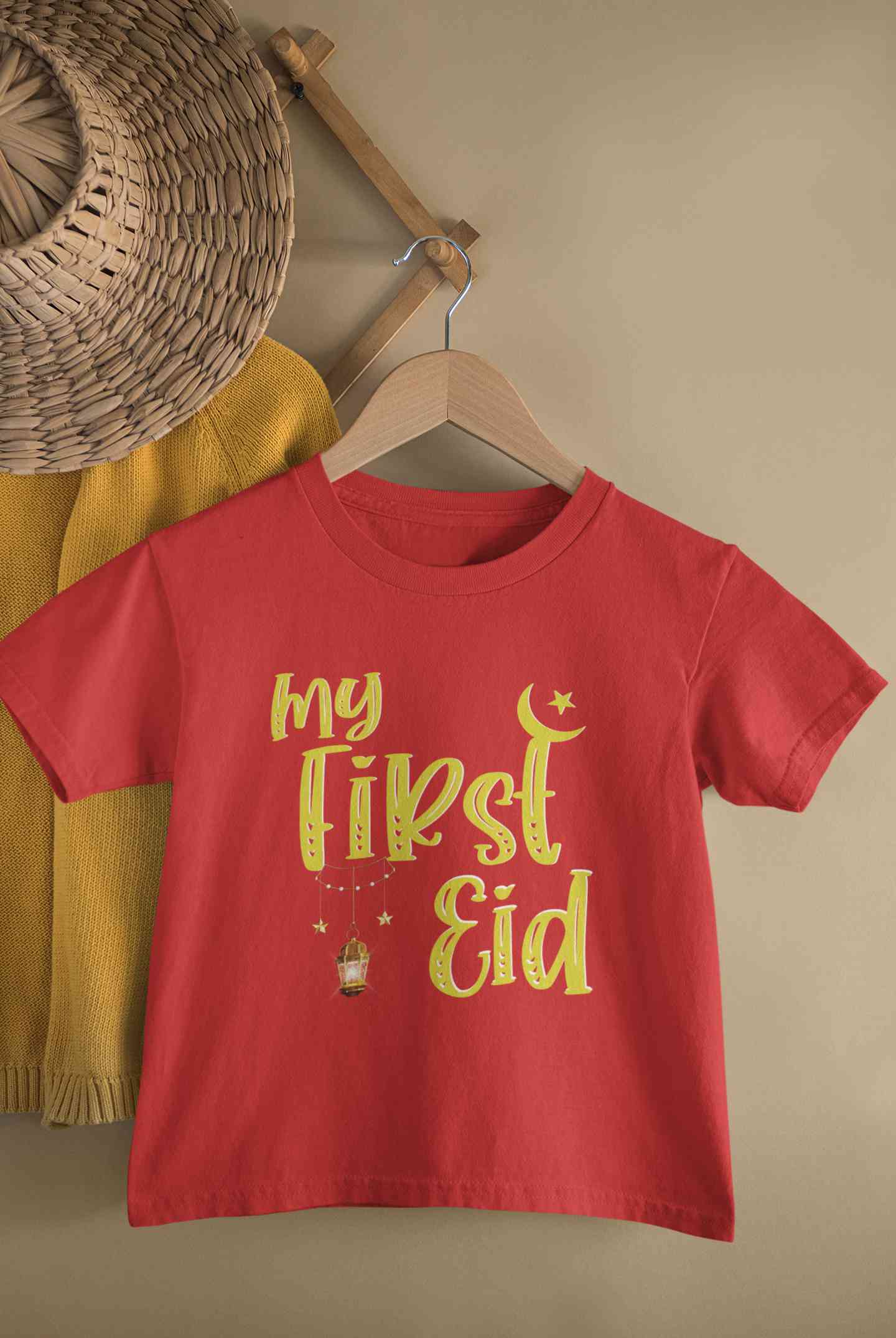 My First Eid Half Sleeves T-Shirt for Boy-FunkyTeesClub