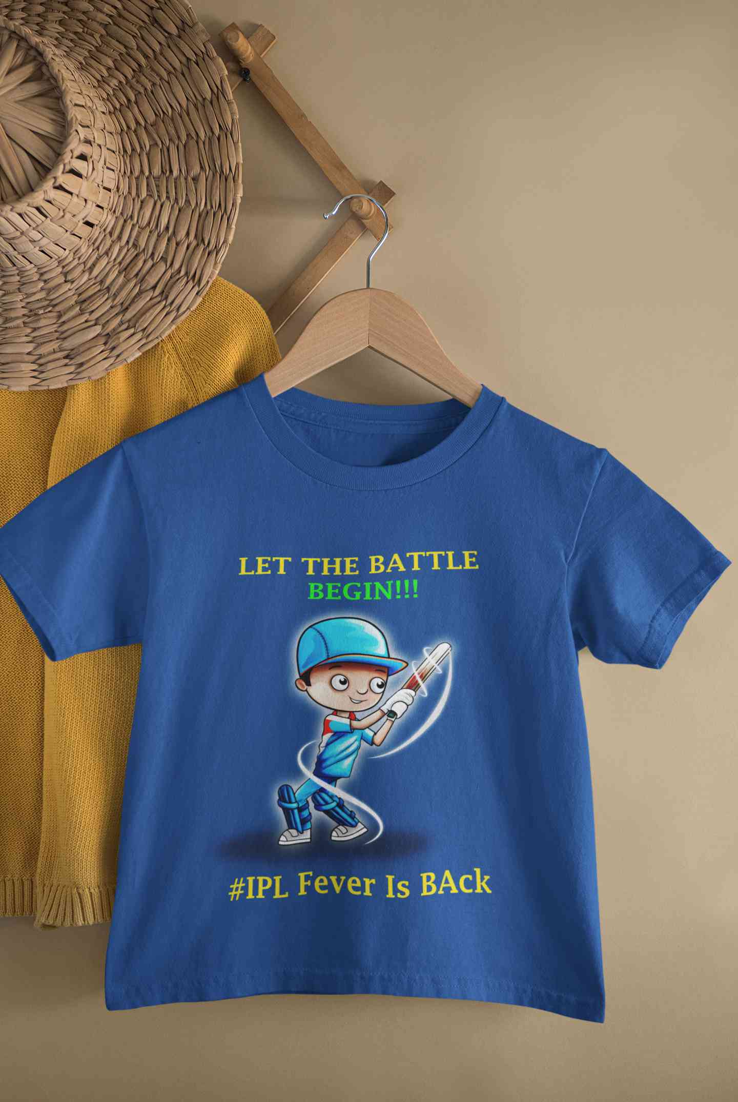 IPL Fever Is Back Half Sleeves T-Shirt for Boy-FunkyTeesClub