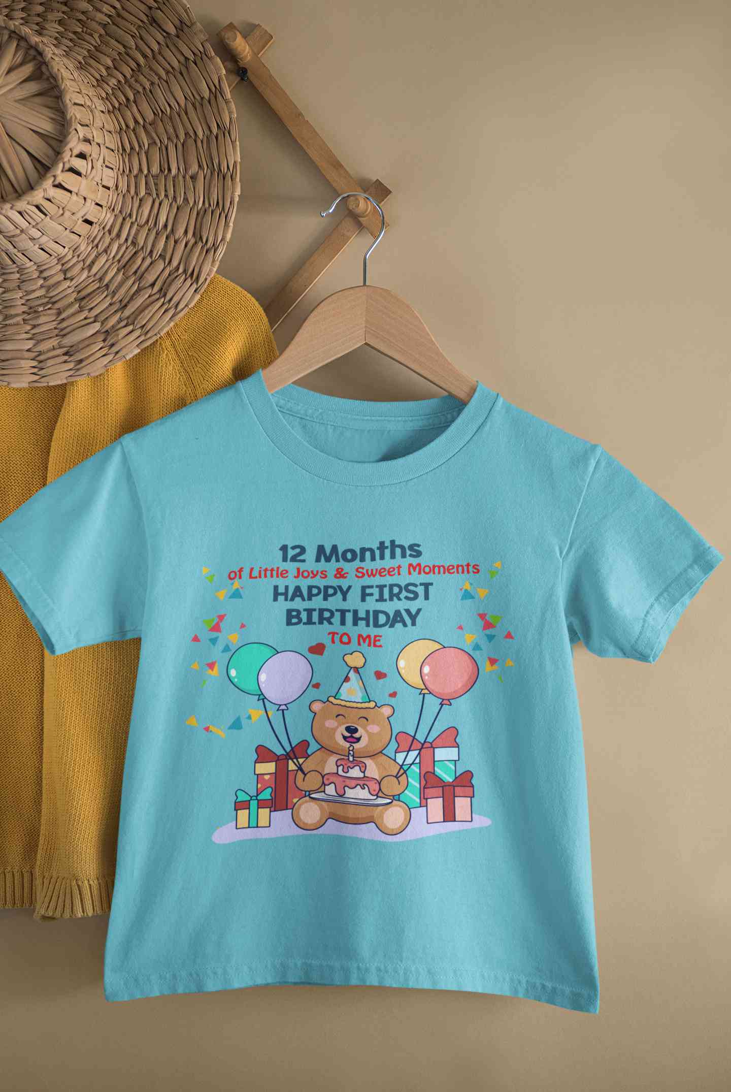 My First Birthday Half Sleeves T-Shirt for Boy-FunkyTeesClub