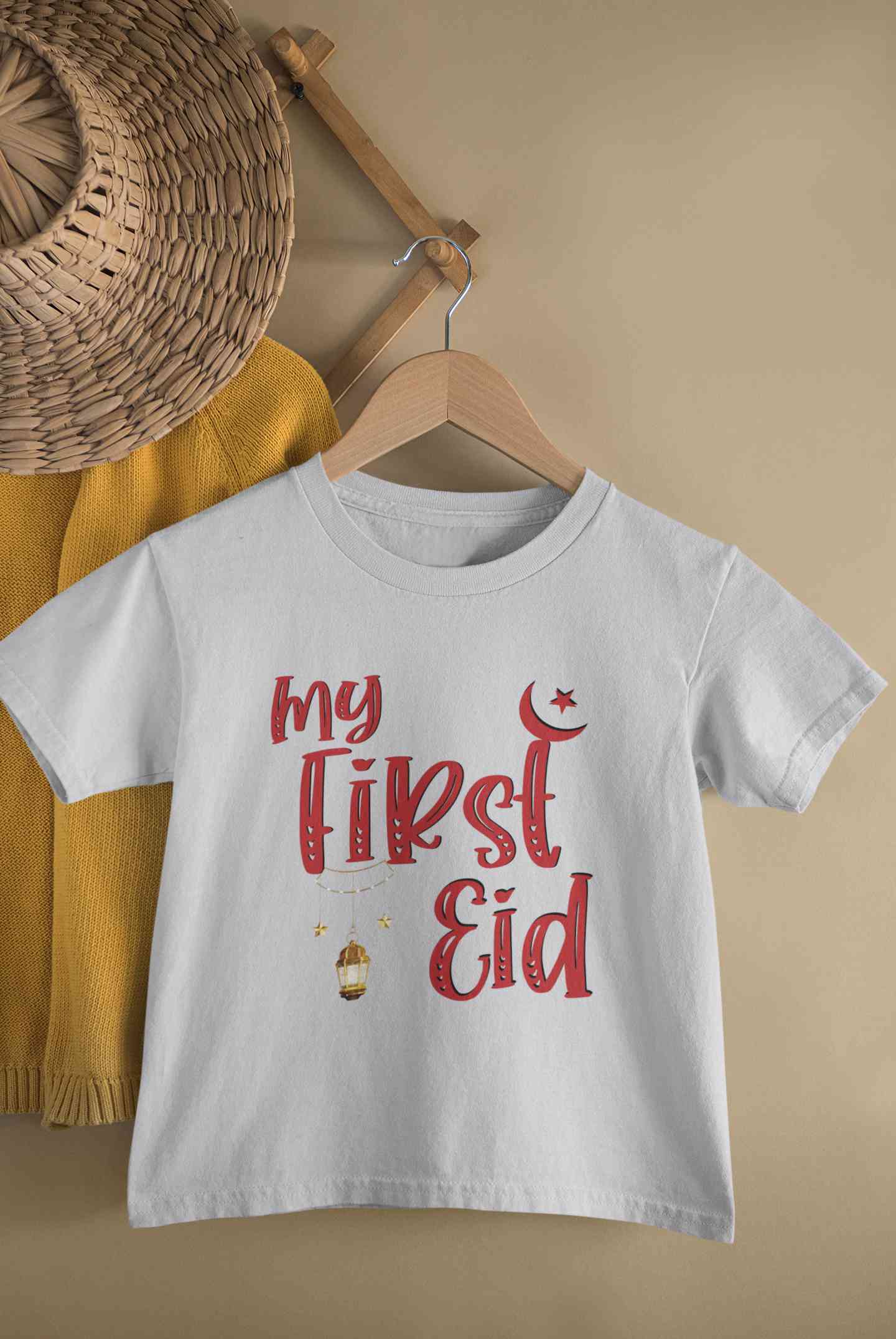 My First Eid Half Sleeves T-Shirt for Boy-FunkyTeesClub