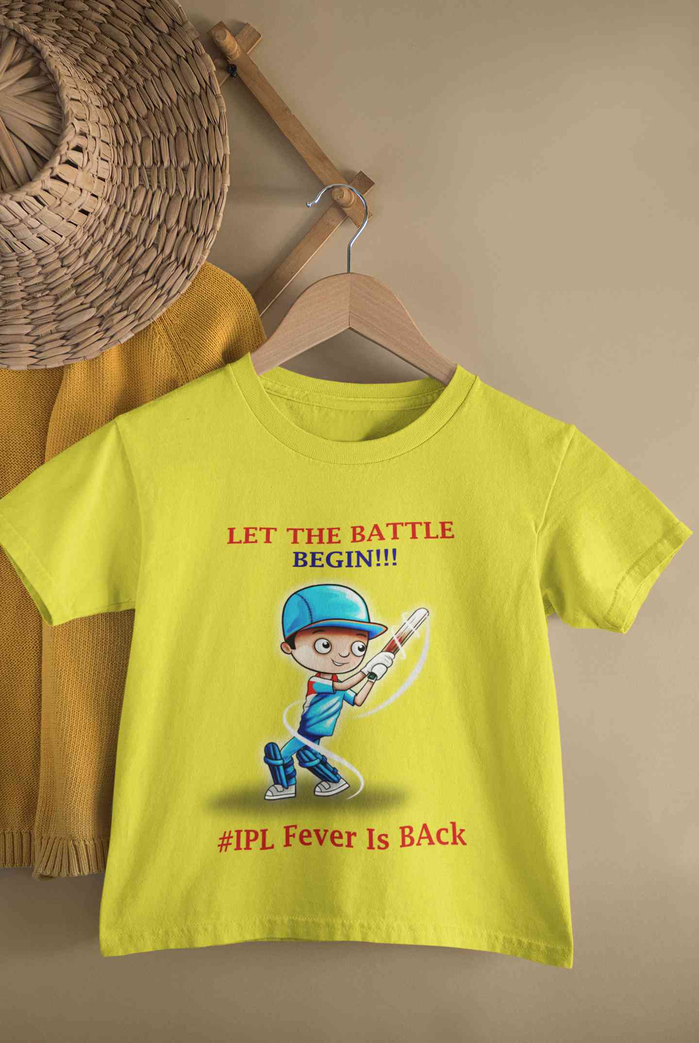 IPL Fever Is Back Half Sleeves T-Shirt for Boy-FunkyTeesClub