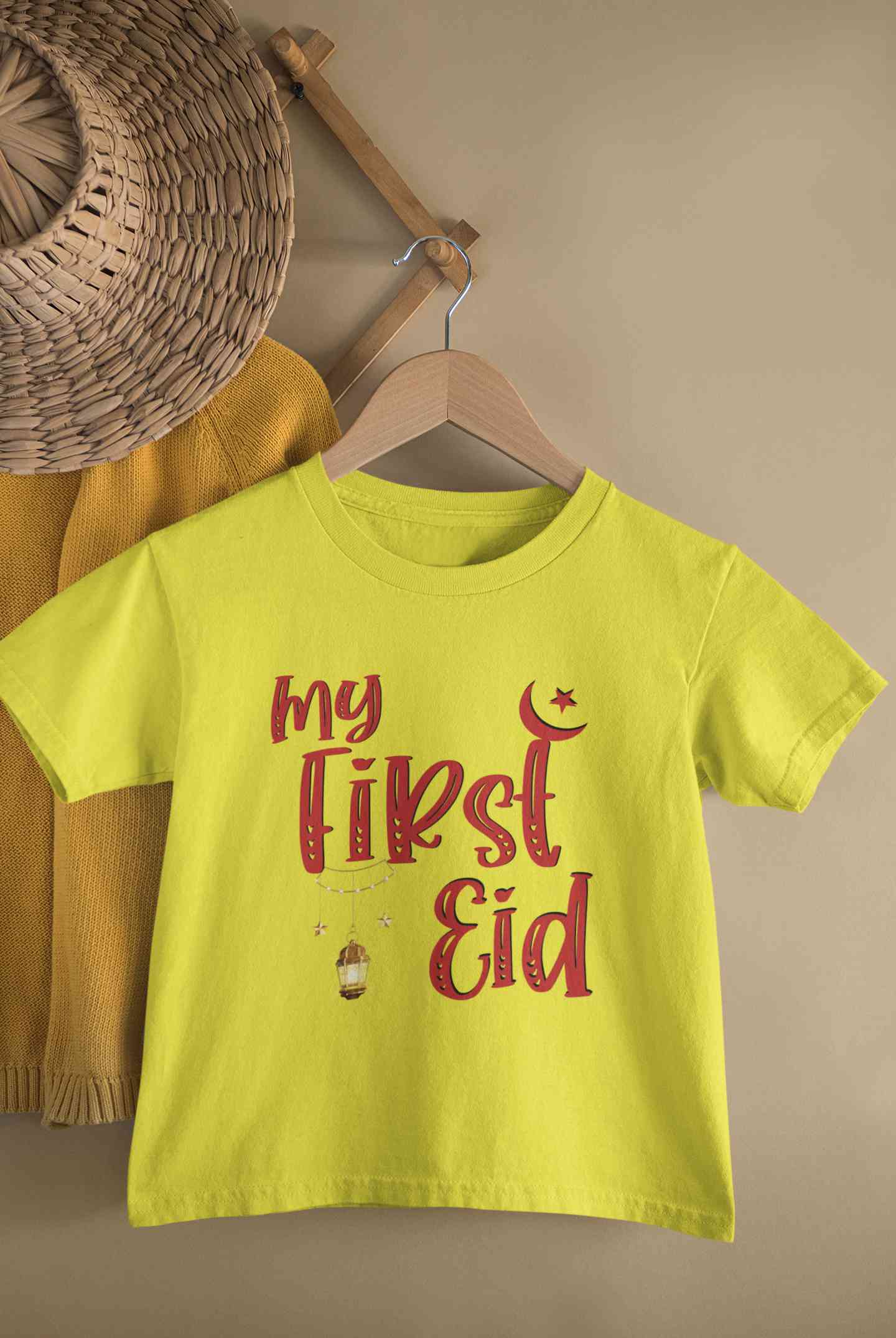 My First Eid Half Sleeves T-Shirt for Boy-FunkyTeesClub