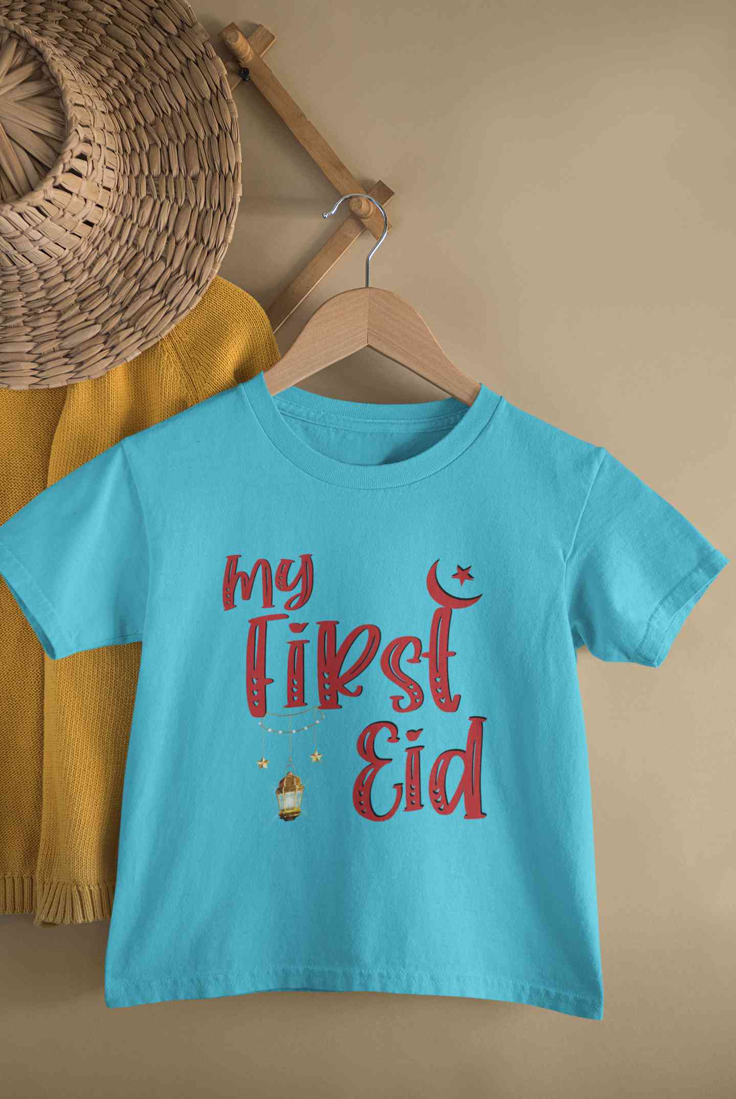 My First Eid Half Sleeves T-Shirt for Boy-FunkyTeesClub
