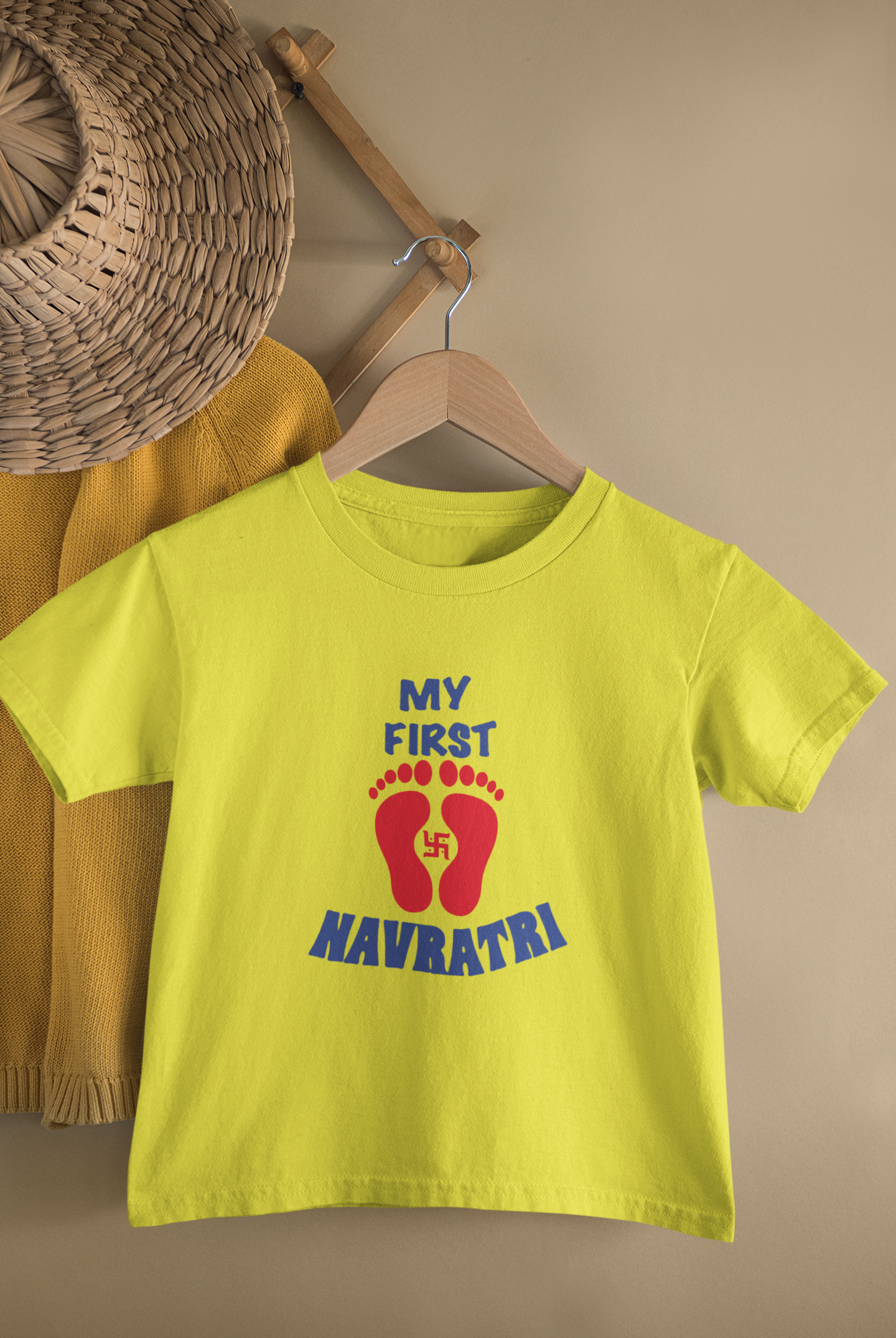 My First Navratri Half Sleeves T-Shirt for Boy-FunkyTeesClub