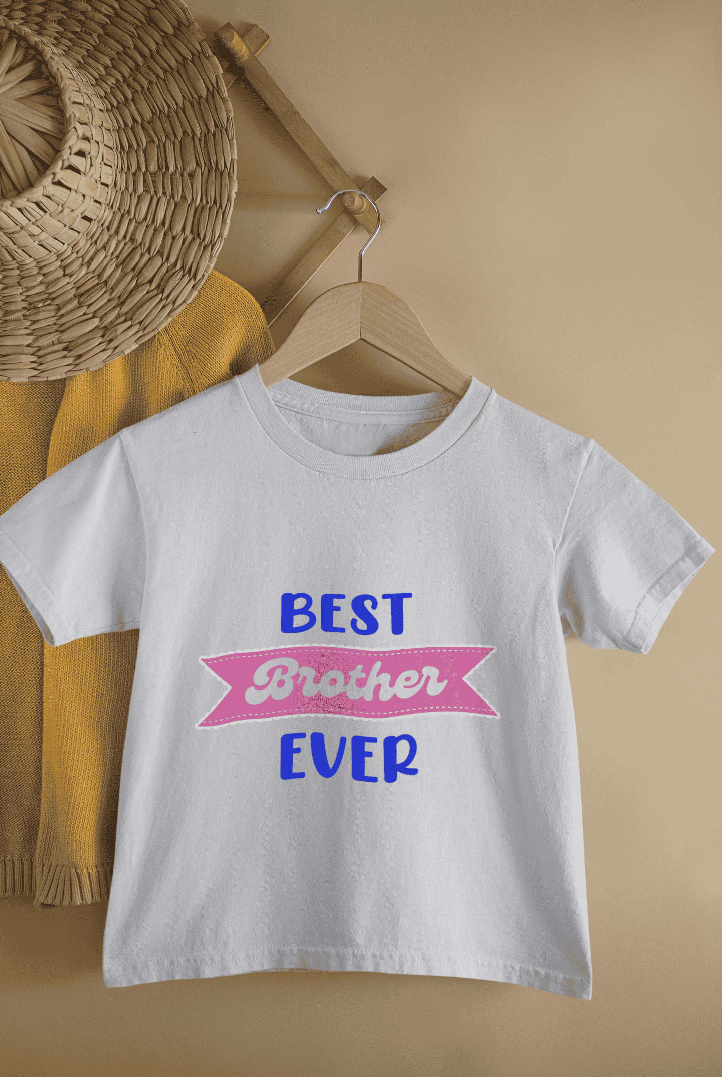 Best Brother Ever Rakshabandhan Half Sleeves T-Shirt for Boys -FunkyTeesClub