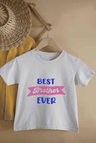 Best Brother Ever Rakshabandhan Half Sleeves T-Shirt for Boys -FunkyTeesClub