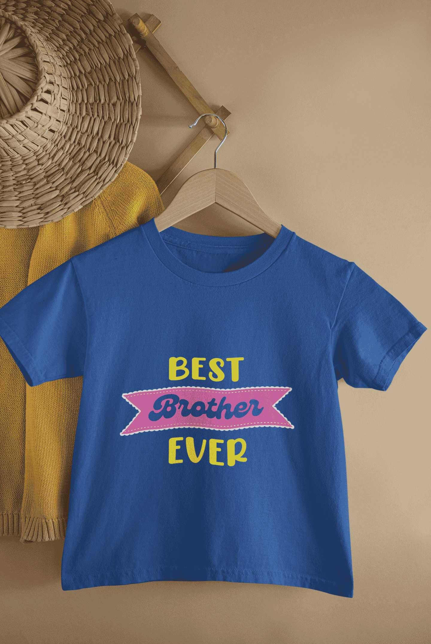 Best Brother Ever Rakshabandhan Half Sleeves T-Shirt for Boys -FunkyTeesClub