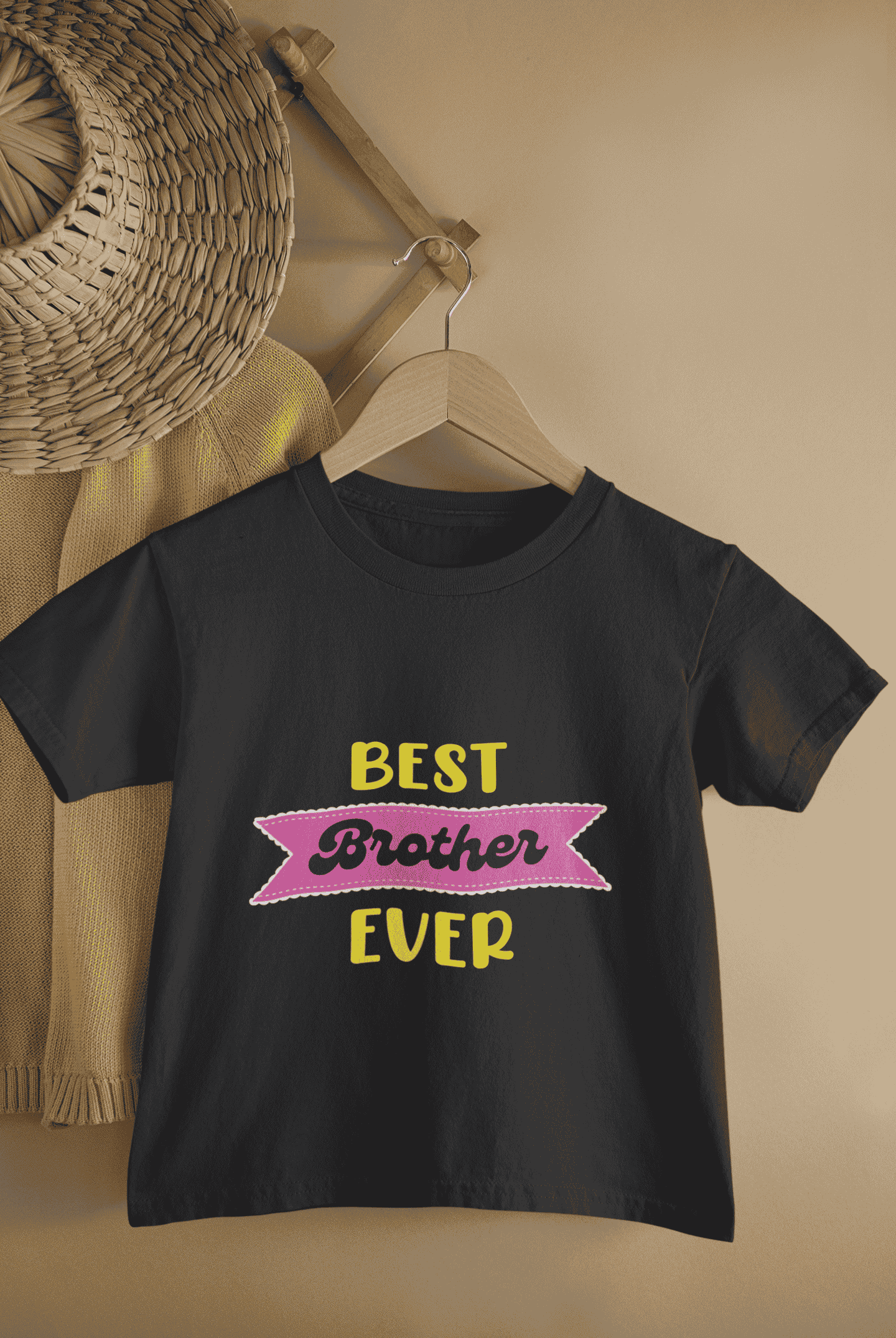 Best Brother Ever Rakshabandhan Half Sleeves T-Shirt for Boys -FunkyTeesClub