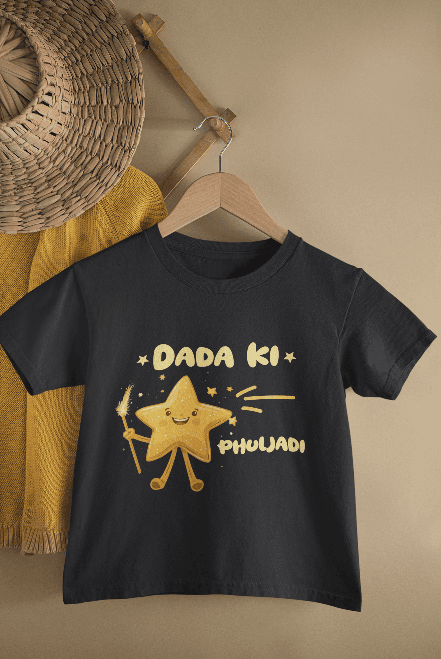 Dada Ki Phuljadi Diwali Half Sleeves T-Shirt For Girls -FunkyTeesClub