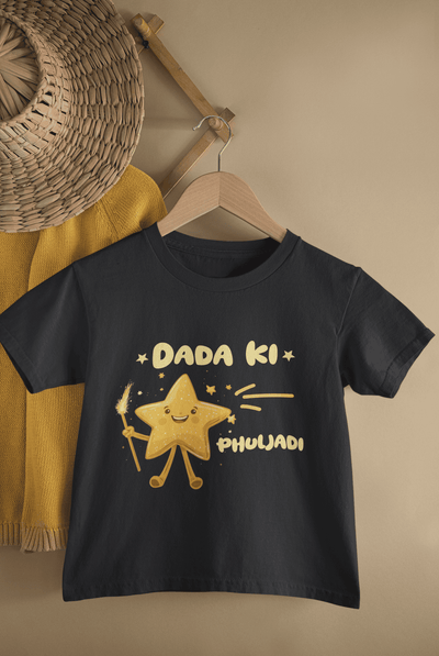 Dada Ki Phuljadi Diwali Half Sleeves T-Shirt For Girls -FunkyTeesClub