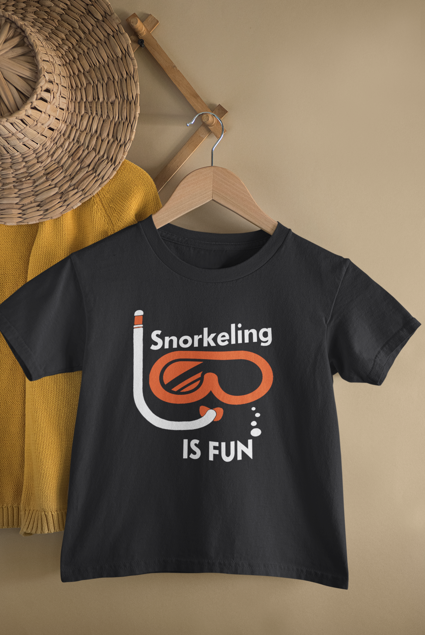 Snorkeling Is Fun Half Sleeves T-Shirt for Boy-FunkyTeesClub