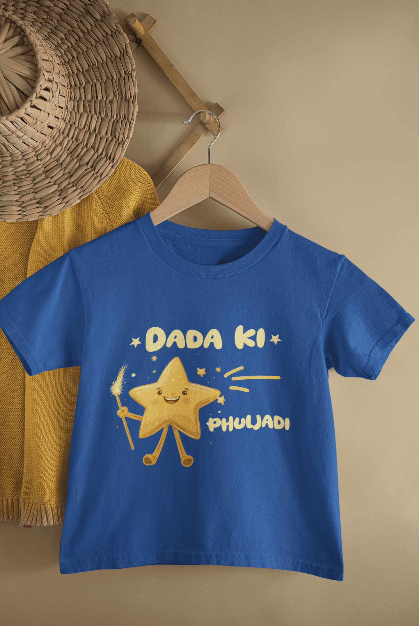 Dada Ki Phuljadi Diwali Half Sleeves T-Shirt For Girls -FunkyTeesClub