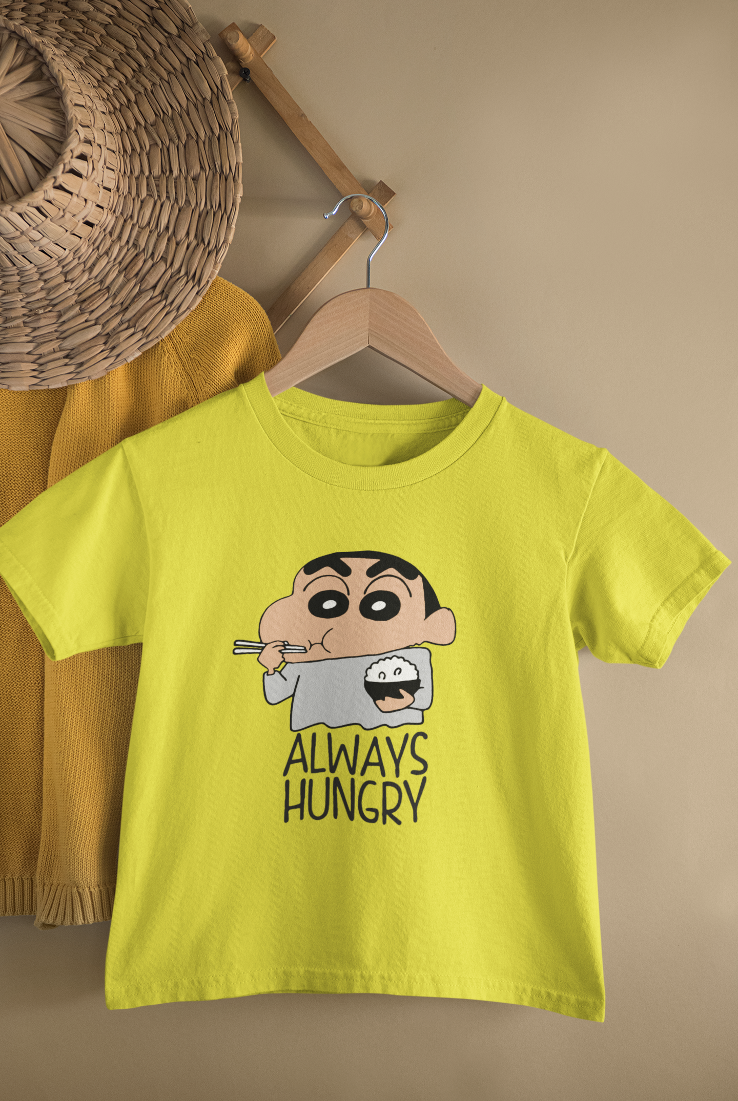 Always Hungry Half Sleeves T-Shirt for Boy-FunkyTeesClub