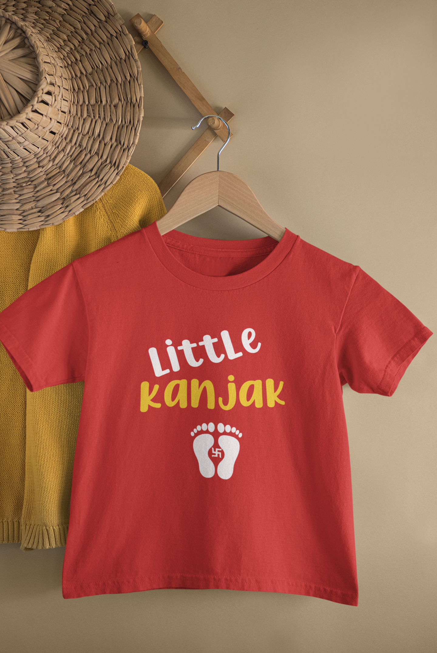 Little Kanjak Half Sleeves T-Shirt for Boy-FunkyTeesClub