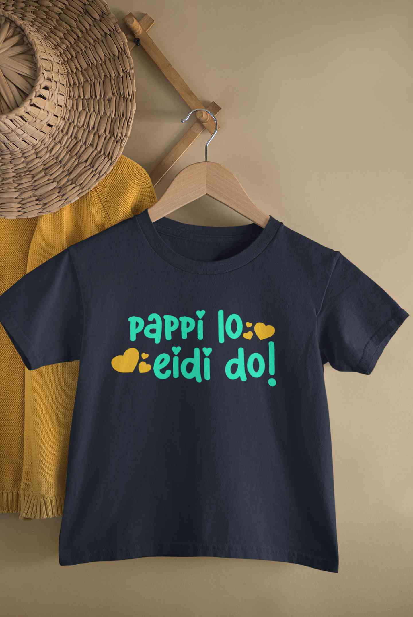 Pappi Lo Eidi do Eid Half Sleeves T-Shirt for Boy-FunkyTeesClub