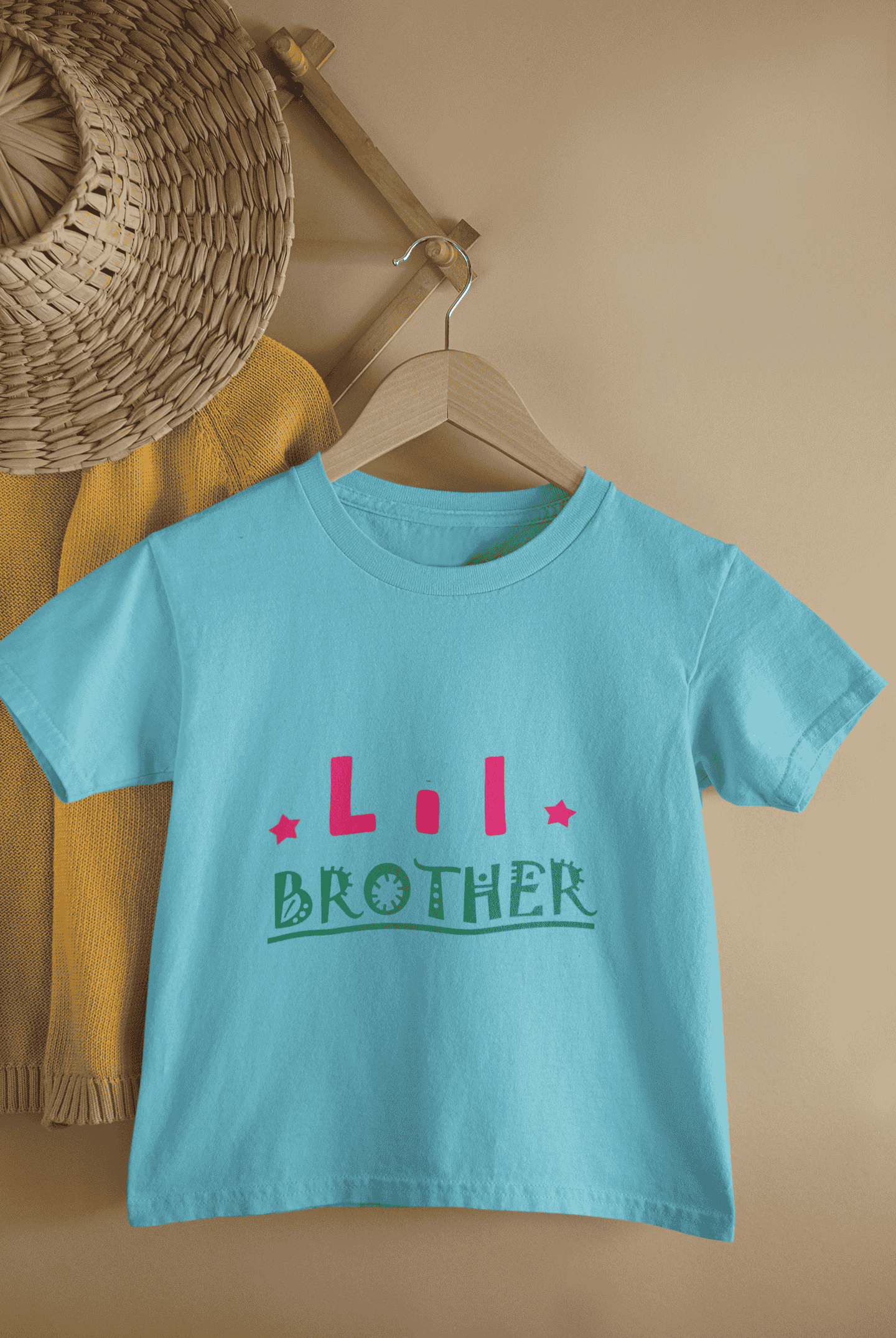 Lil Brother Rakshabandhan Half Sleeves T-Shirt for Boys -FunkyTeesClub