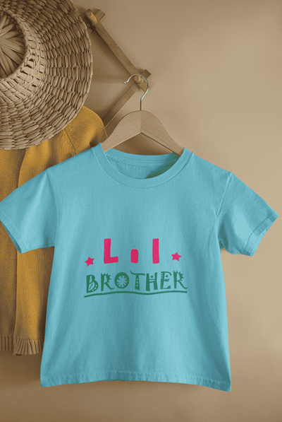 Lil Brother Rakshabandhan Half Sleeves T-Shirt for Boys -FunkyTeesClub