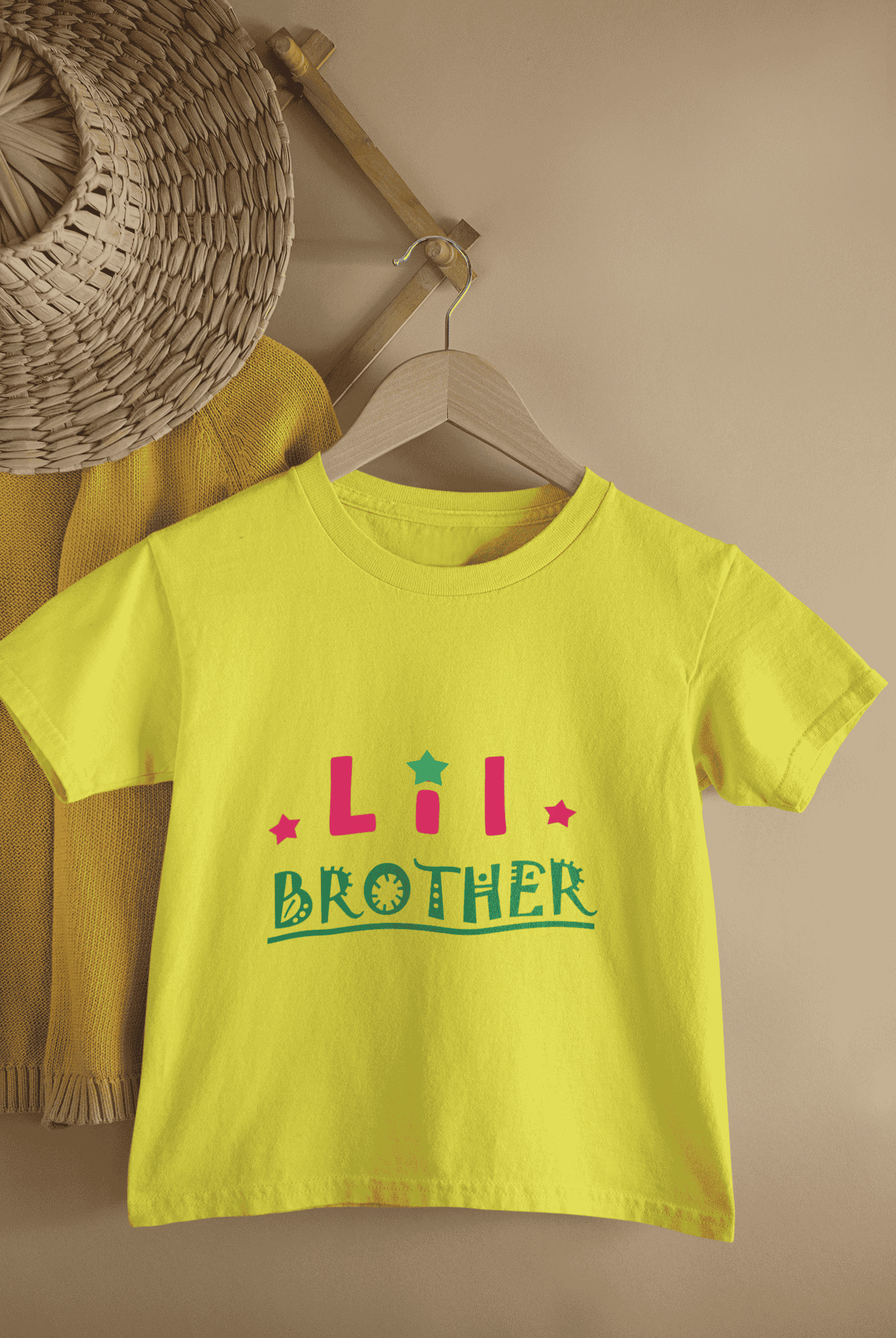 Lil Brother Rakshabandhan Half Sleeves T-Shirt for Boys -FunkyTeesClub
