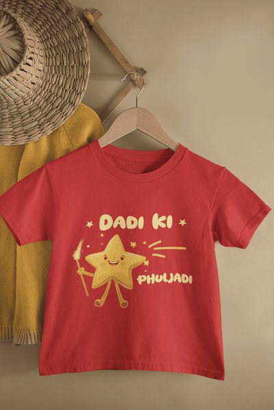 Dadi Ki Phuljadi Diwali Half Sleeves T-Shirt For Girls -FunkyTeesClub