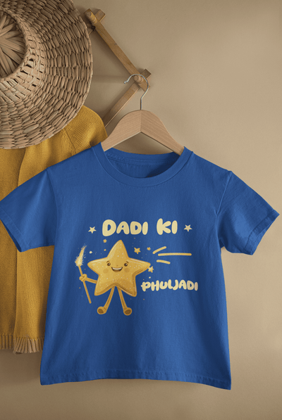 Dadi Ki Phuljadi Diwali Half Sleeves T-Shirt For Girls -FunkyTeesClub