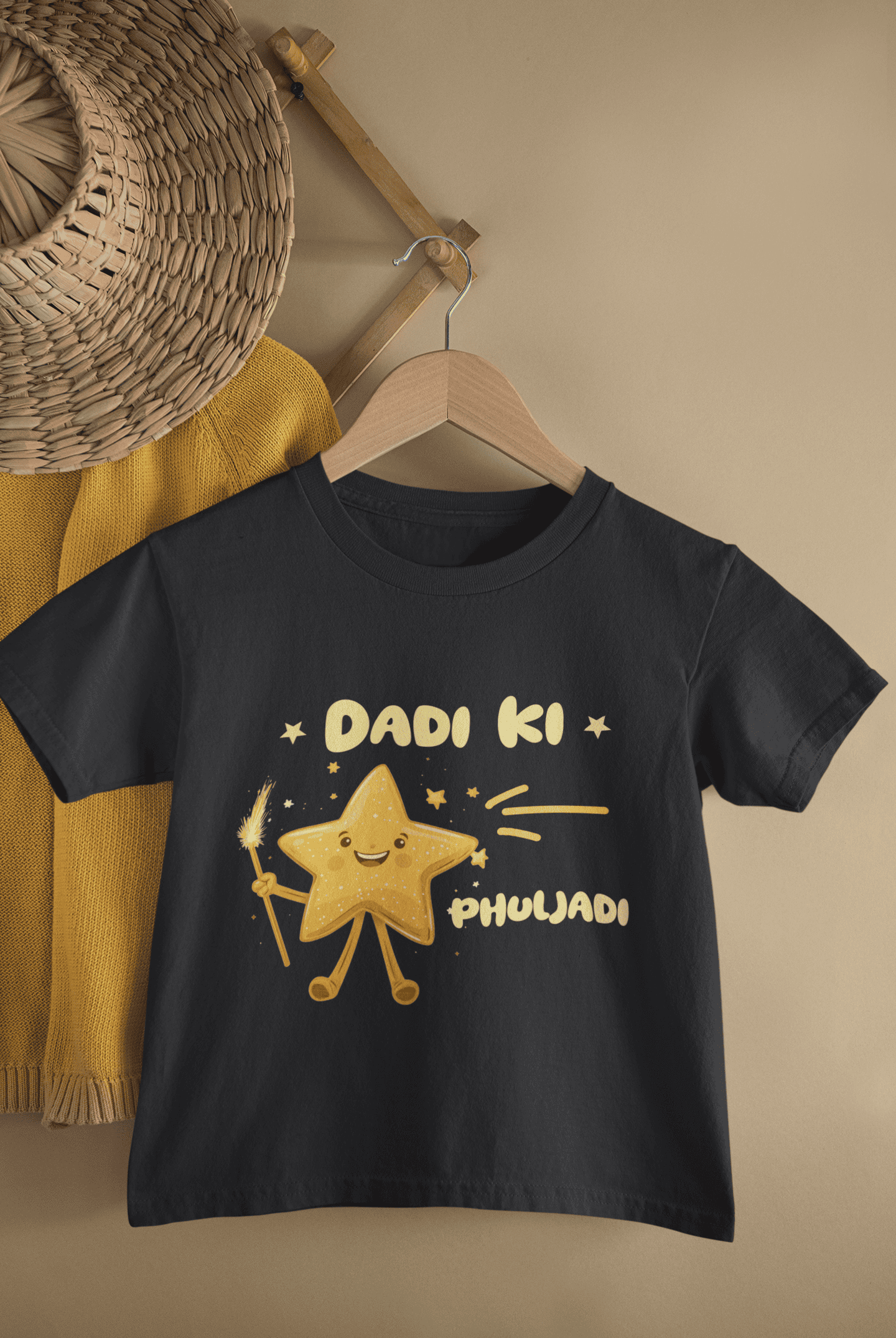 Dadi Ki Phuljadi Diwali Half Sleeves T-Shirt For Girls -FunkyTeesClub
